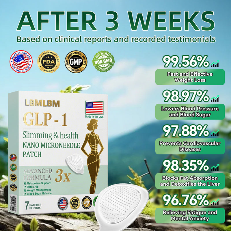 【Last Day Promotion 80% OFF🔥】LBMLBM™ NIDDK-Tirzepatide Slimming & health NANO MICRONEEDLE PATCH🇺🇸👨⚕️(Zero Pain, 24/7 Release | Lose 20lbs FAST | 90% Sugar Drop | )🔥🎁