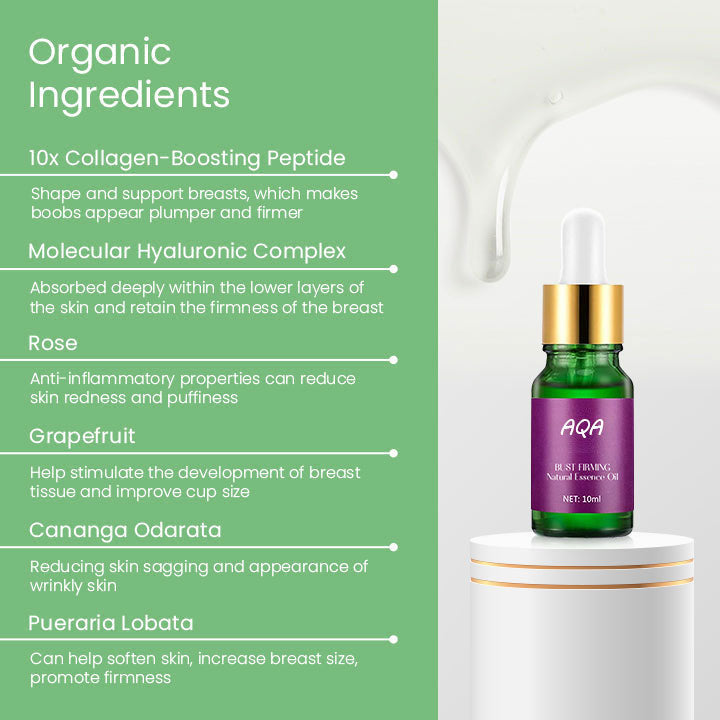 (Limited Time Discount 🔥 Last Day) AQA™ Bust Firming Natural Essence Oil