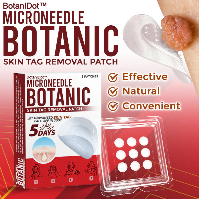 🌈BotaniDot™ MicroNeedle Botanic Skin Tag Removal Patch 🇺🇸 Made in the USA