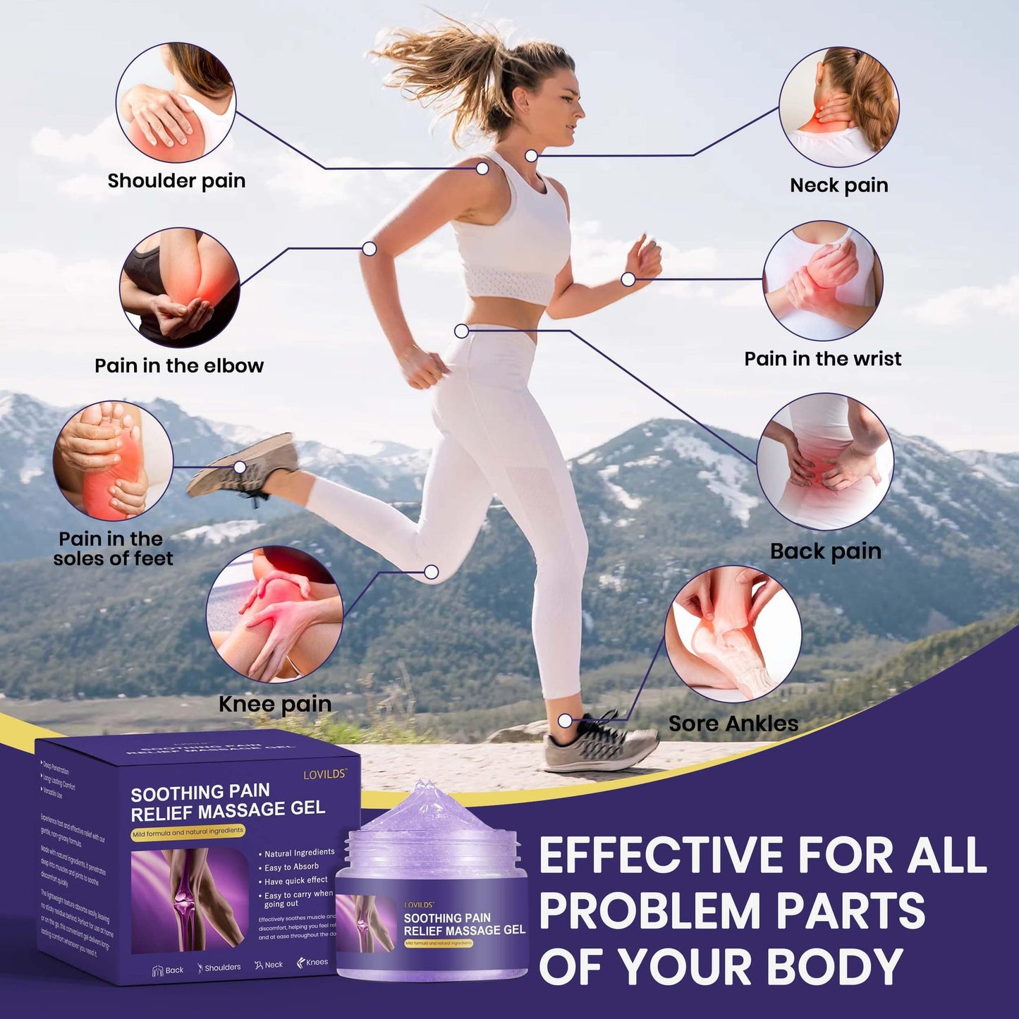 ✨✨[𝐍𝐞𝐰 𝐮𝐩𝐠𝐫𝐚𝐝𝐞] LOVILDS™  Turmeric & Emu Oil Arthritis Soothing Pain Relief Massage Gel