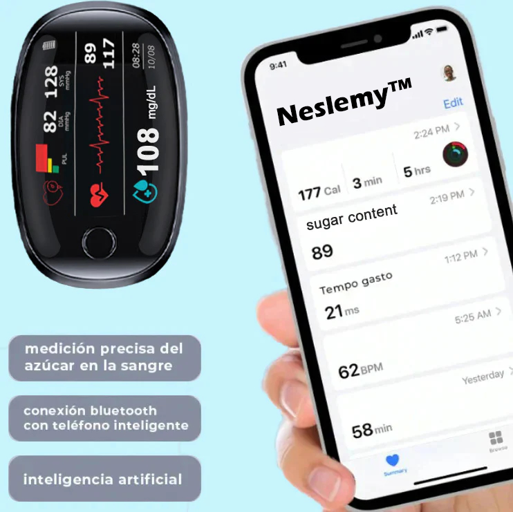🏆【OFFICIAL STORE】Neslemy™ Non-Invasive Blood Glucose Meter[99.9% Accuracy]