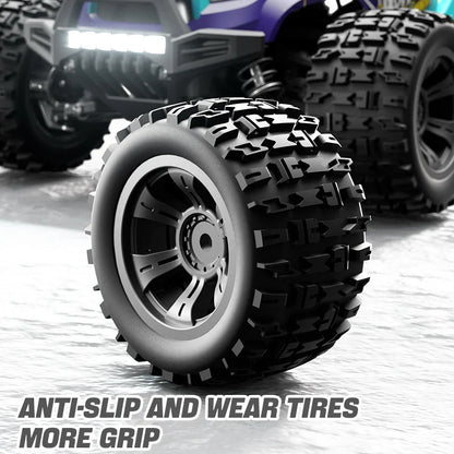 1:18 RC Car With Led Lights 4WD High Speed Cars 40KM 2.4G Remote Control Off Road Car Drift Monster Truck Toys For kids Gift