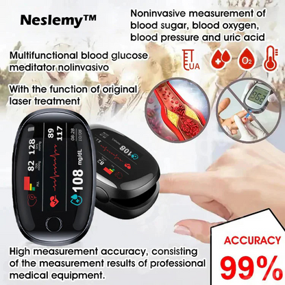 🏆【OFFICIAL STORE】Neslemy™ Non-Invasive Blood Glucose Meter[99.9% Accuracy]